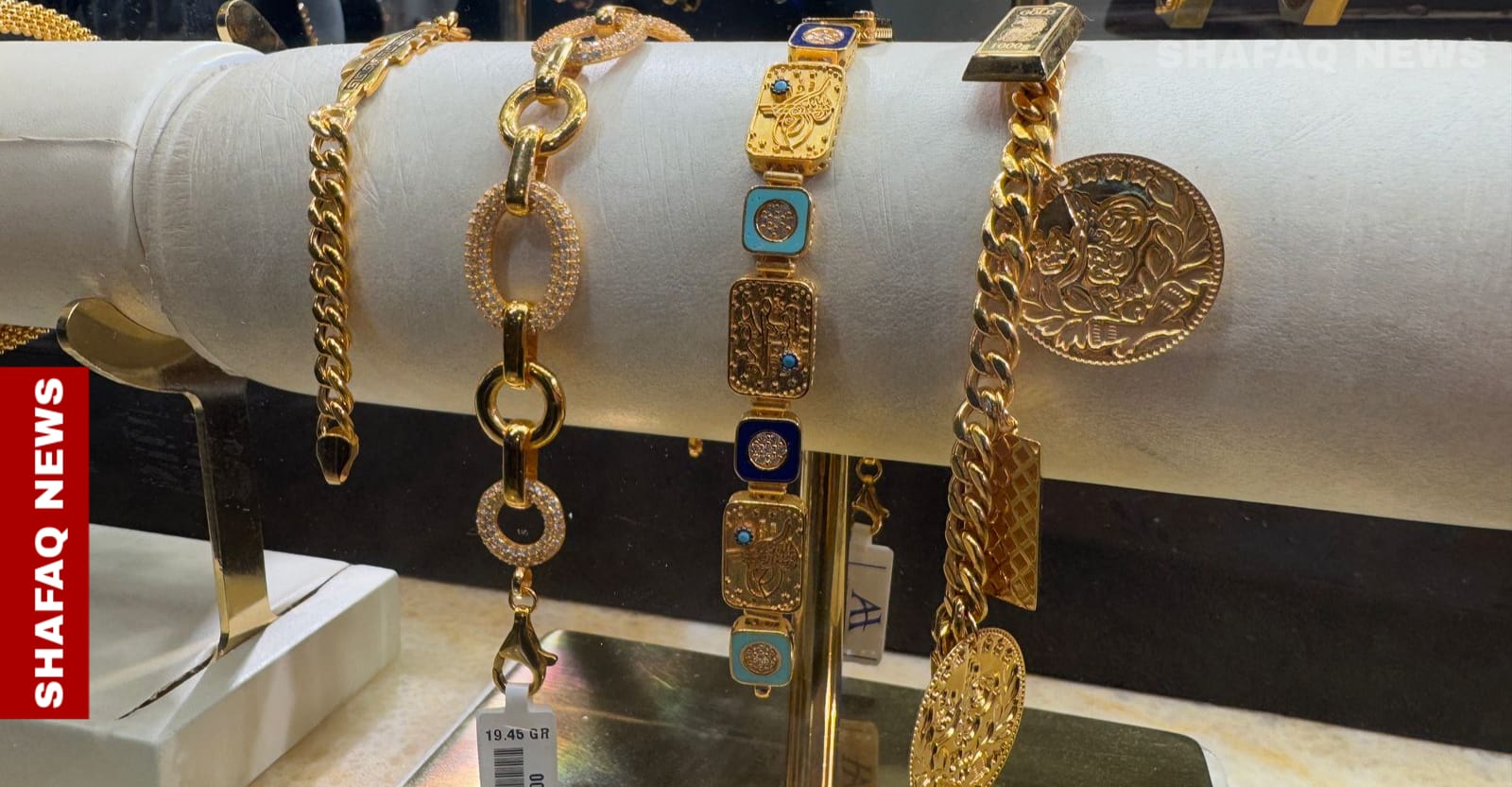 Gold prices stabilize in Baghdad, climb in Erbil markets