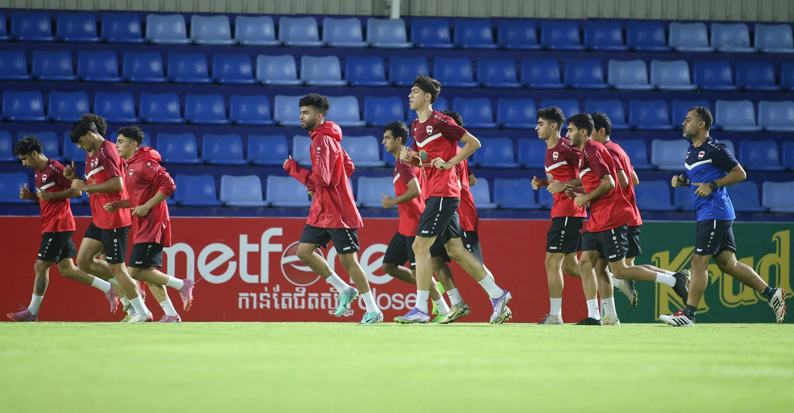الأولمبي العراقي يباشر تدريباته استعداداً لملاقاة كمبوديا الثلاثاء المقبل