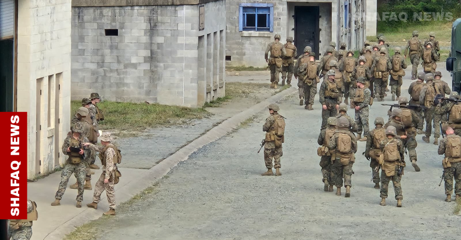 Shafaq News inside Marines’ base: Iraq-style buildings and Persian signs