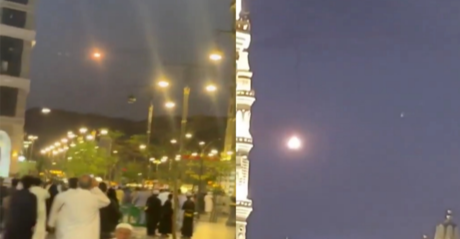 وەرگیری سعودیە نواگیری  "تەن نەناسریاییگ" کەێد لە ئاسمان شار مەدینە