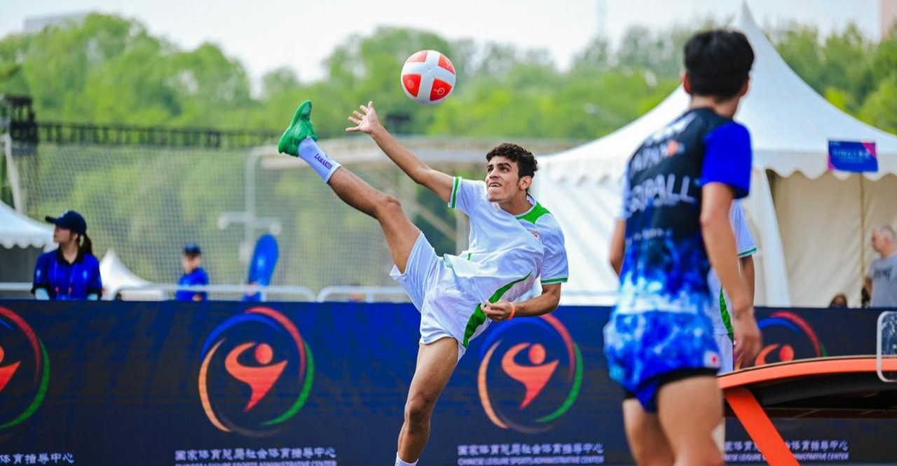 منتخب شباب العراق لـ"تنس كرة القدم" يبلغ ربع النهائي