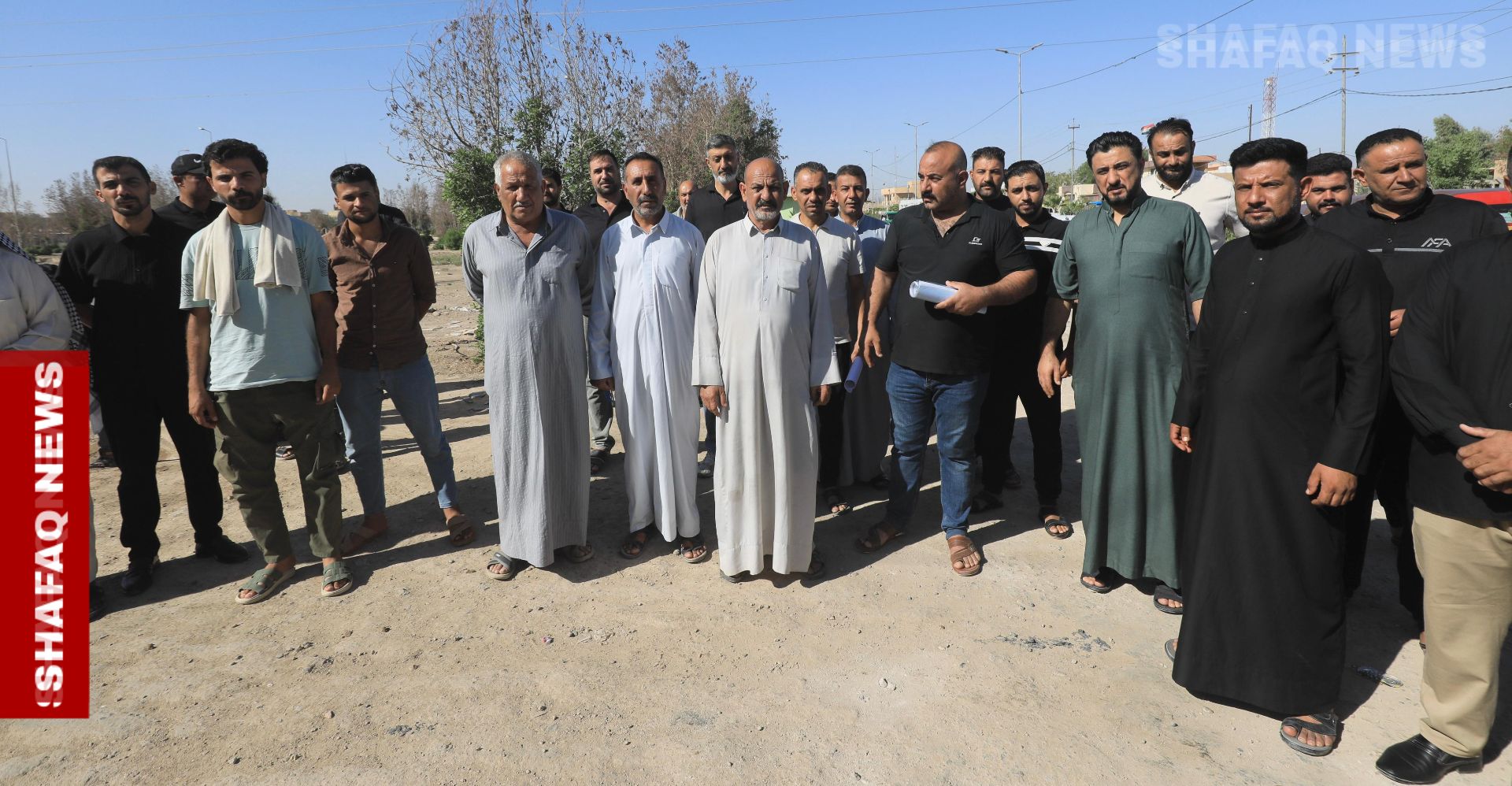 احتجاج في بابل على ارتفاع أسعار الأراضي