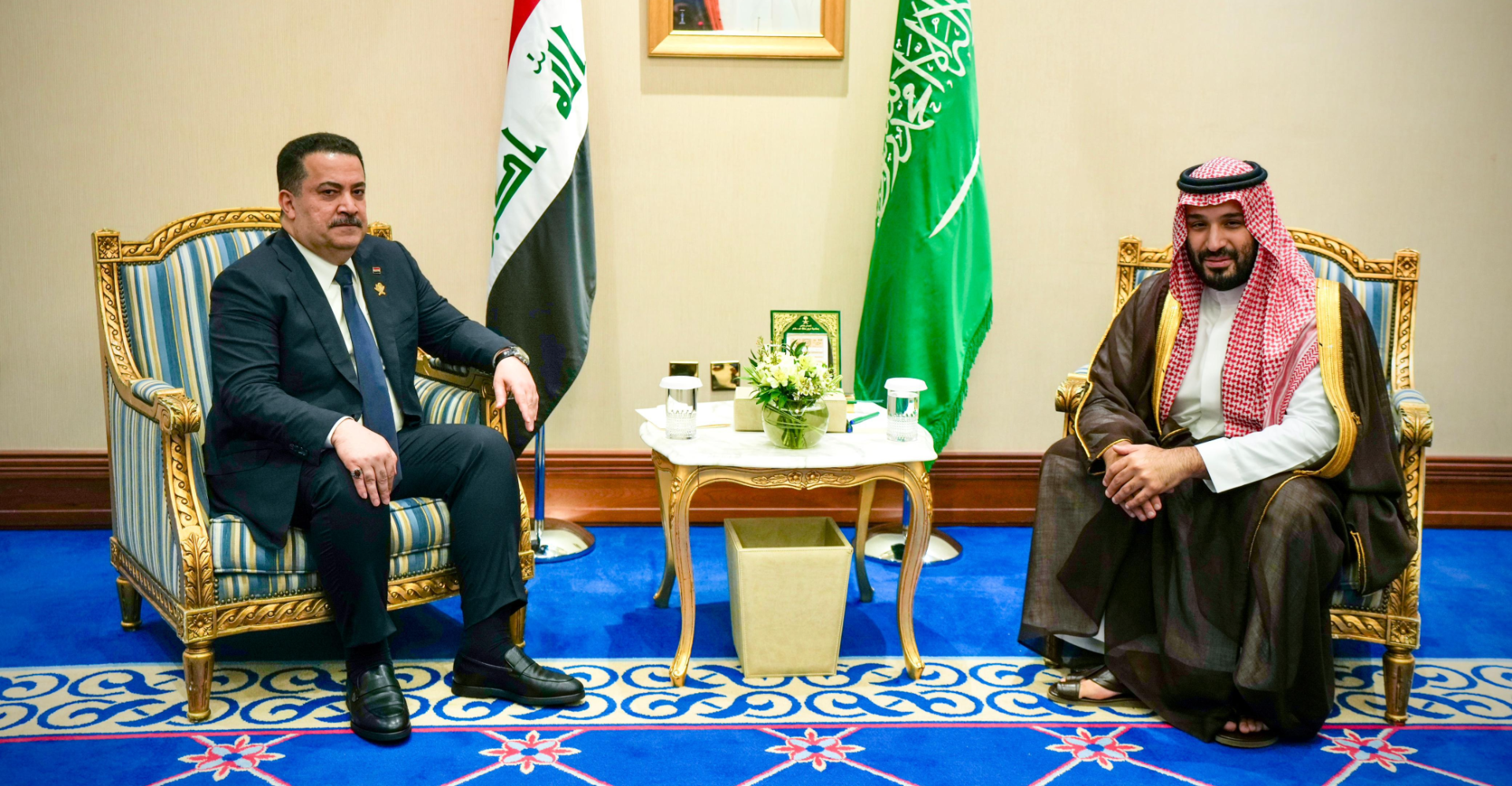 السوداني وبن سلمان يؤكدان دعم استقرار المنطقة وتعزيز الشراكة الثنائية