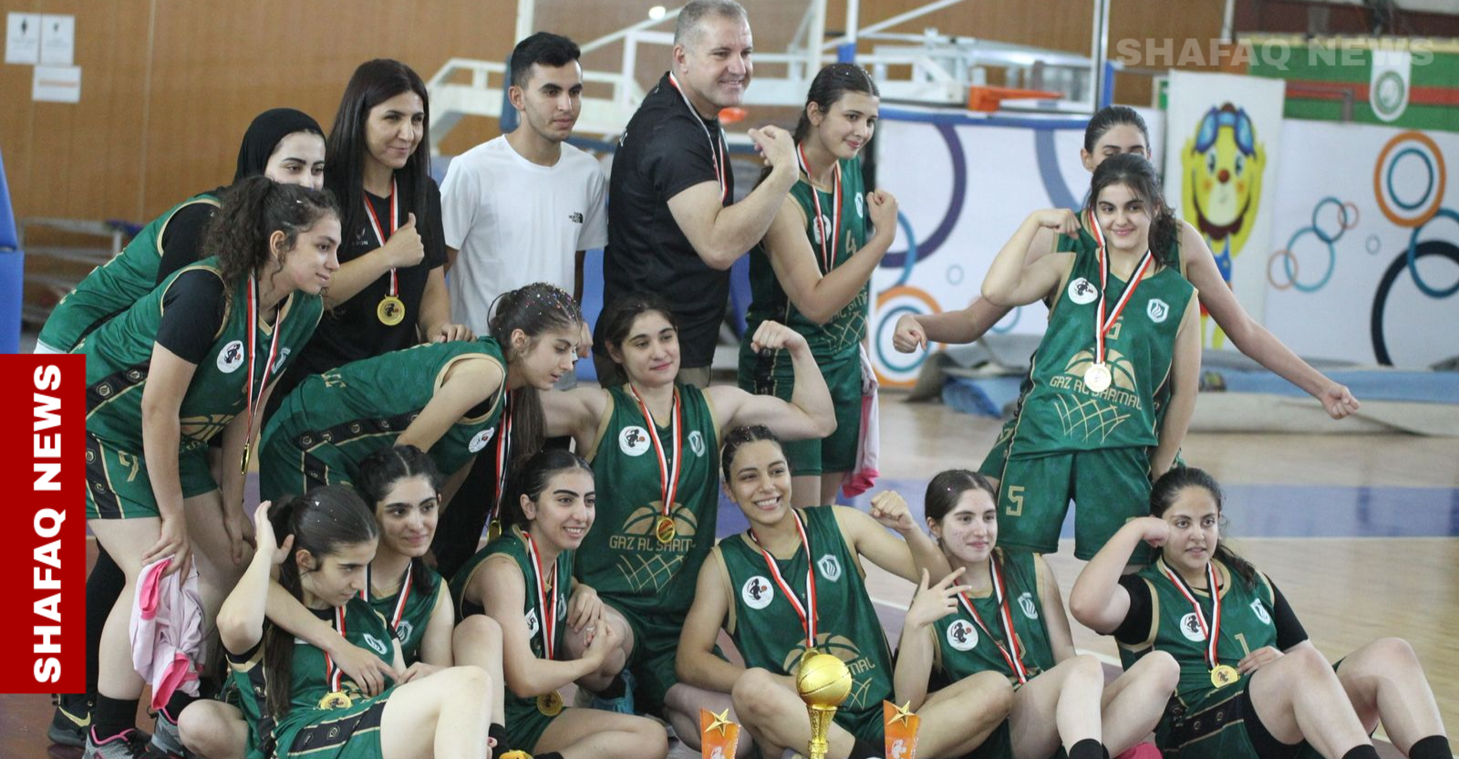 سيدات غاز الشمال يتوجن بلقب بطولة الأندية العراقية لكرة السلة