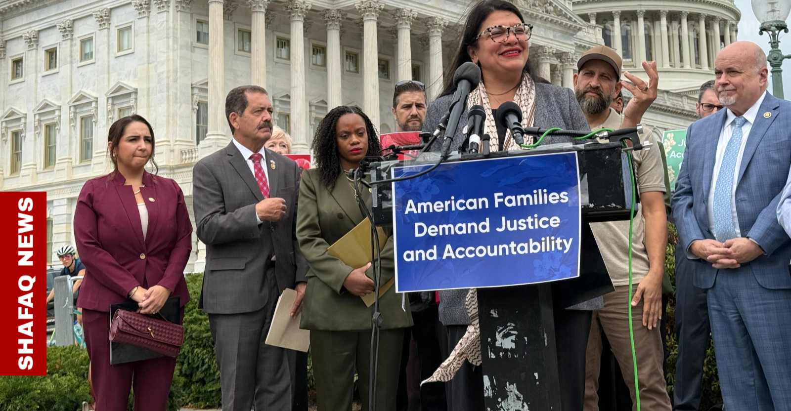 عائلات ضحايا أمريكيين تطالب الكونغرس بمحاسبة إسرائيل (صور وفيديو)