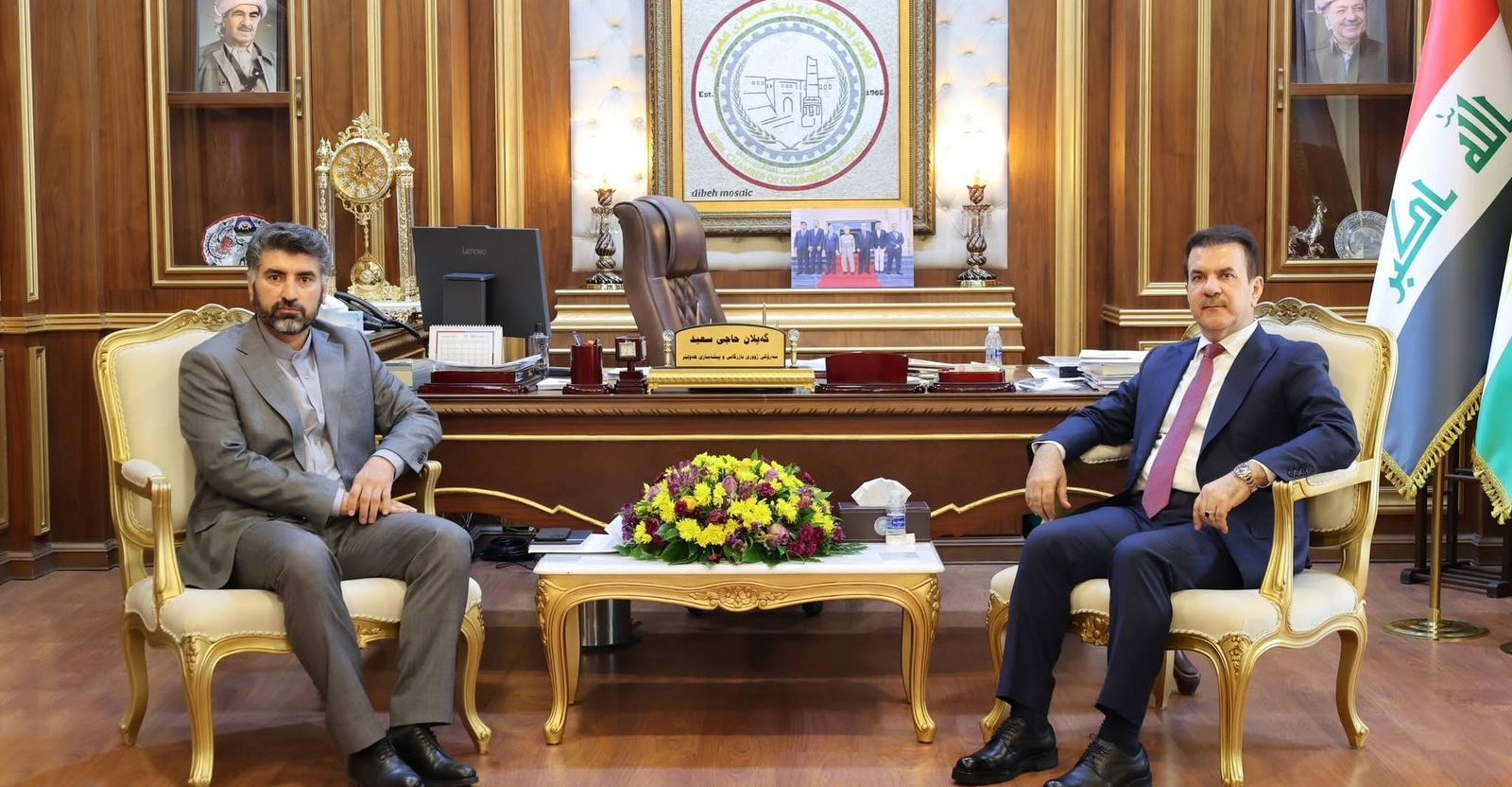 تنسيق إيراني - كوردستاني قبيل انطلاق معرض أربيل لمواد البناء