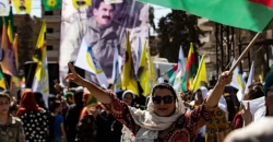 Kurds in Qamishli march for self-rule as tensions with Damascus persist