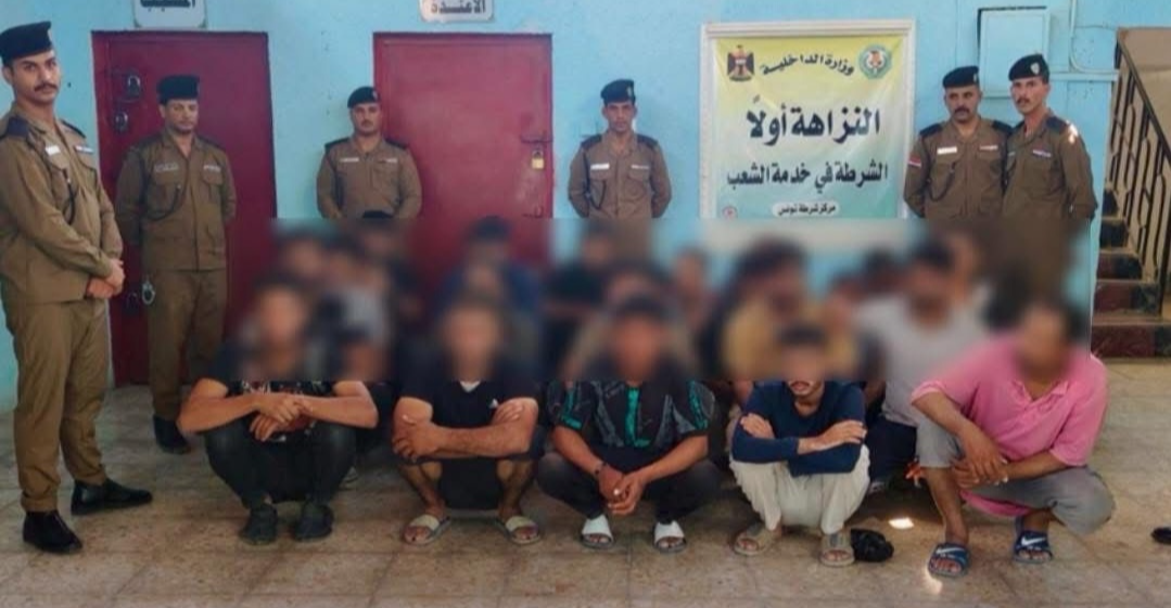 القبض على متهمين بالاعتداء على طبيب في ديالى واعتقال 26 أجنبياً ببابل