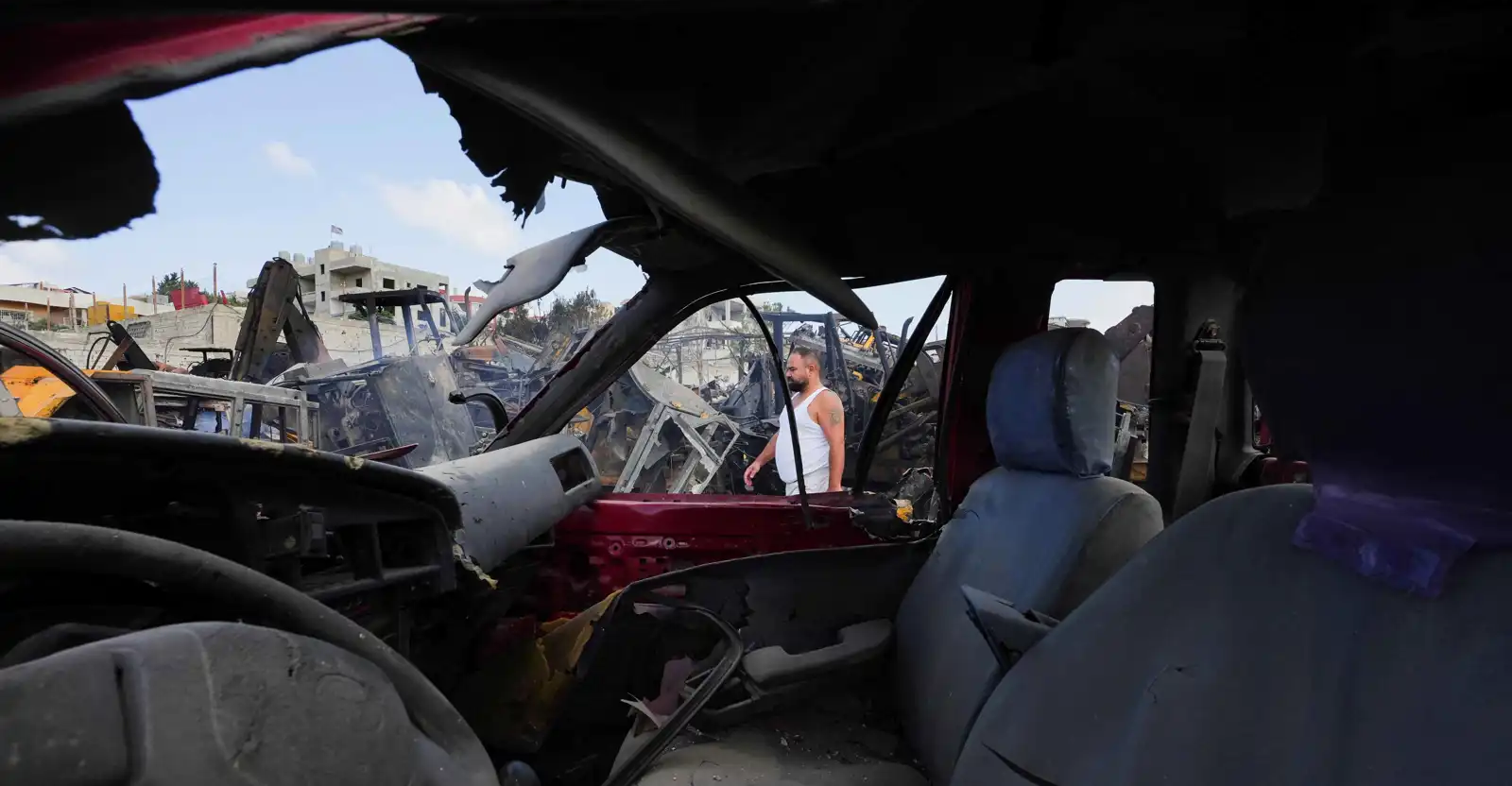 Israel strikes near hospital in southern Lebanon, killing one