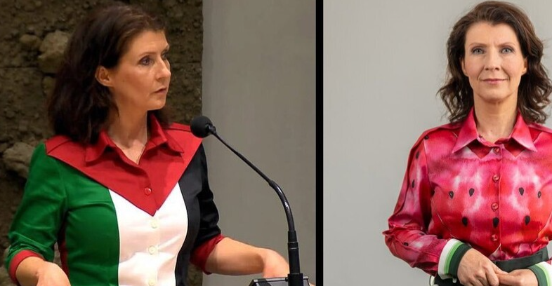 قميص بالعلم الفلسطيني يثير الجدل في البرلمان الهولندي