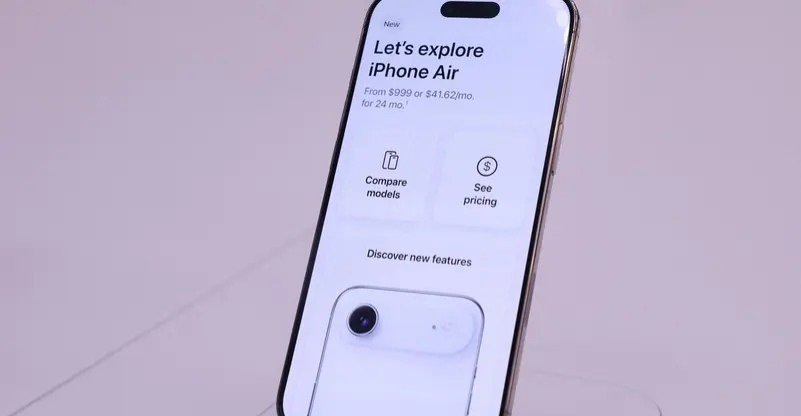 آيفون إير.. مراجعة أولية تبرز نحافته اللافتة وتصميمه المميز