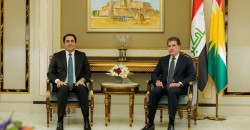 President Barzani with Iraq's al-Mandalawi: Baghdad-Erbil disputes on table
