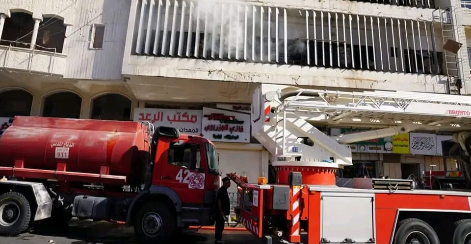 کپەوکردن ئاگر ناو ئەماریگ کەرەستەیل کشتوکاڵی لەناوڕاس بەغداد