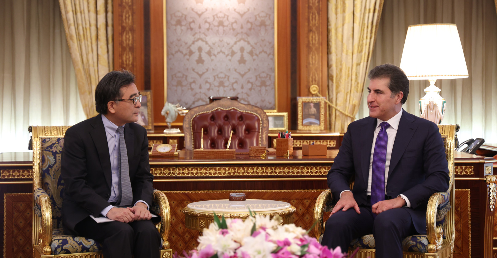 President Barzani, Japanese envoy discuss regional developments