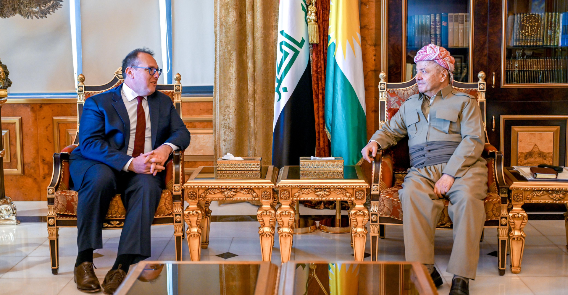 Leader Barzani faults Baghdad in talks with US Envoy