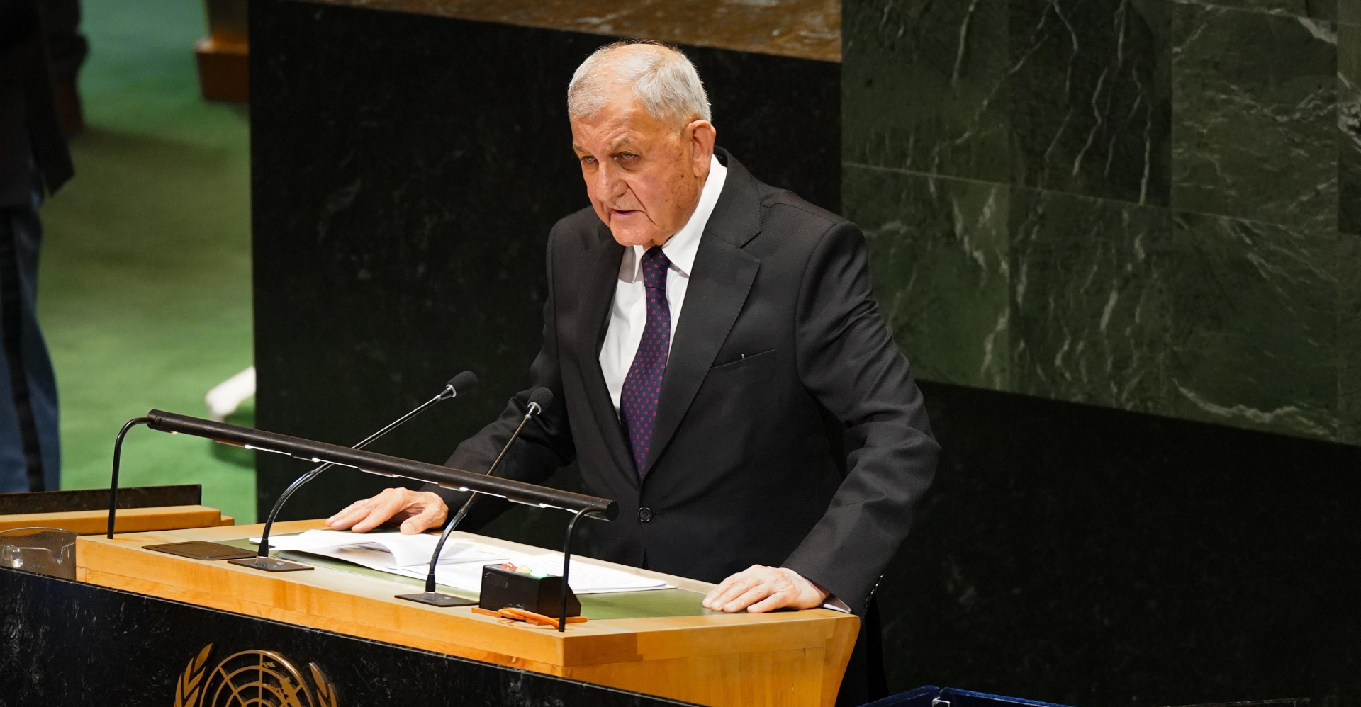 Iraqi President at UN: Water security endangered by upstream actions