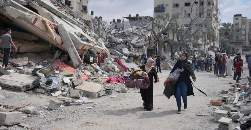 Israel bombs tower sheltering displaced families in Gaza