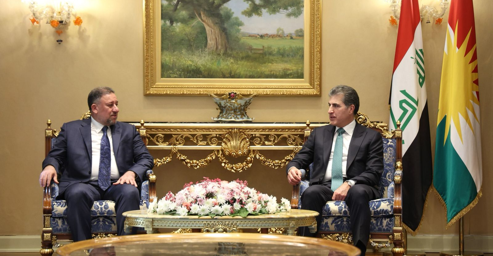 Kurdistan president, Sovereignty leader discuss Iraq elections