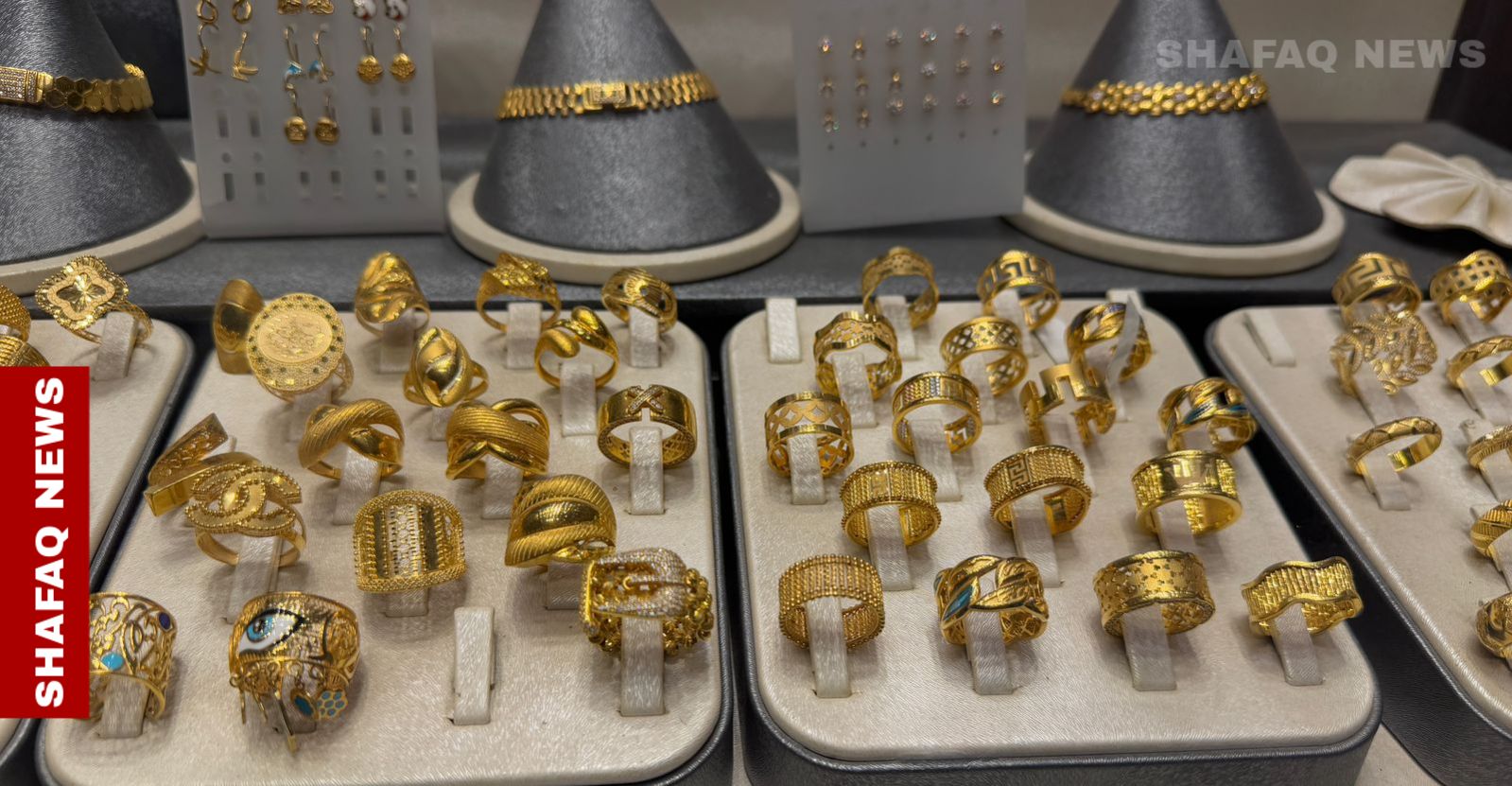 Gold prices decline in Baghdad, Erbil markets