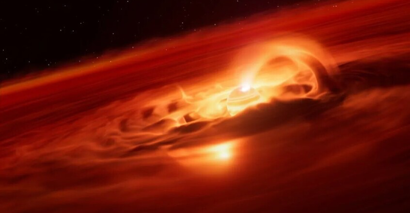 كوكب "جائع" يلتهم 6 مليارات طن من الغاز والغبار كل ثانية