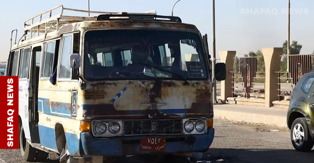 End of the road for Iraq’s iconic coaster buses in Kirkuk