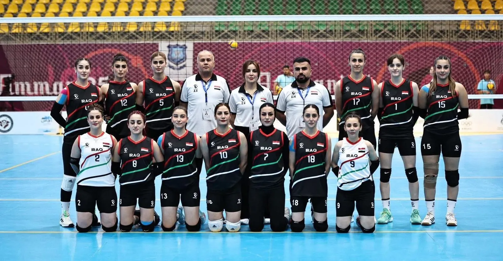 انتصار ثانٍ لسيدات العراق في بطولة غرب آسيا للطائرة