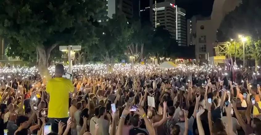 إسرائيل.. تظاهرات ضخمة في تل أبيب للمطالبة بـ"الصفقة الآن"