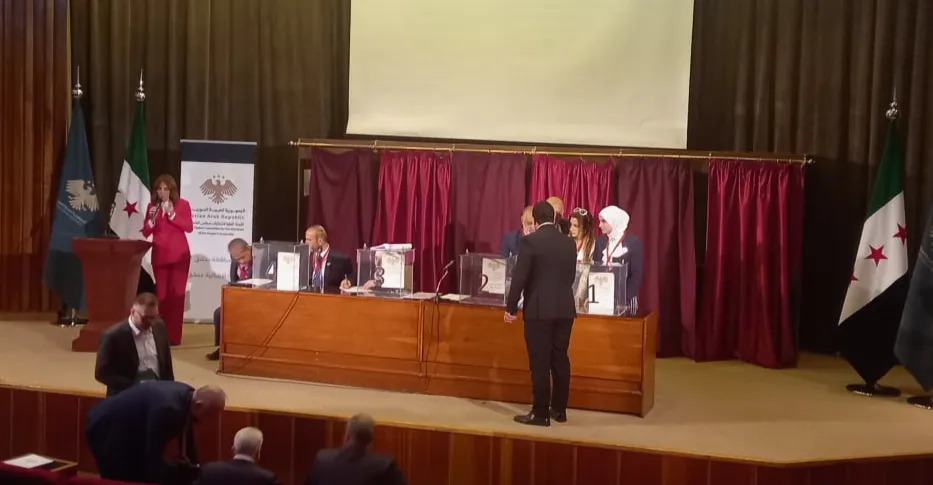 دەسکریا وە یەکەمین هەڵوژاردن پەرلەمانی دویای رمیان رژیم ئەسەد لە سوریا