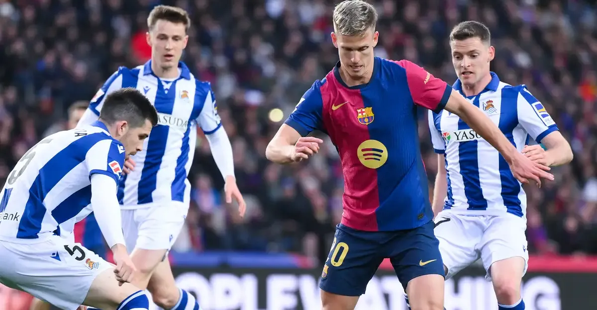 تراجع مقلق لداني أولمو يثير الجدل داخل برشلونة