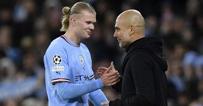 غوارديولا يرد على مساعي برشلونة لضم هالاند