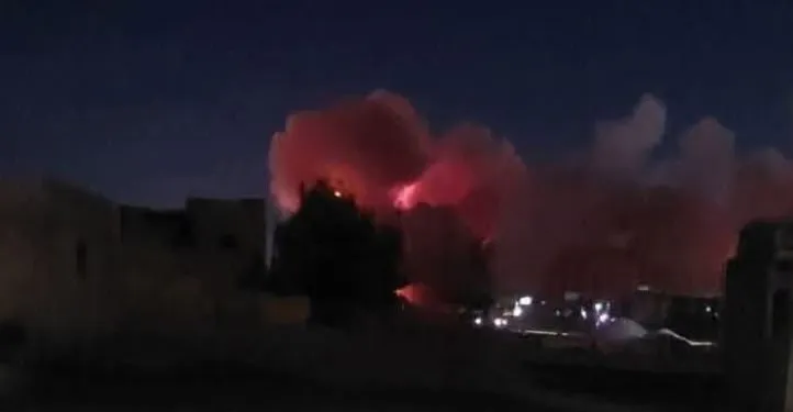 Explosion injures eight at industrial site in Damascus countryside