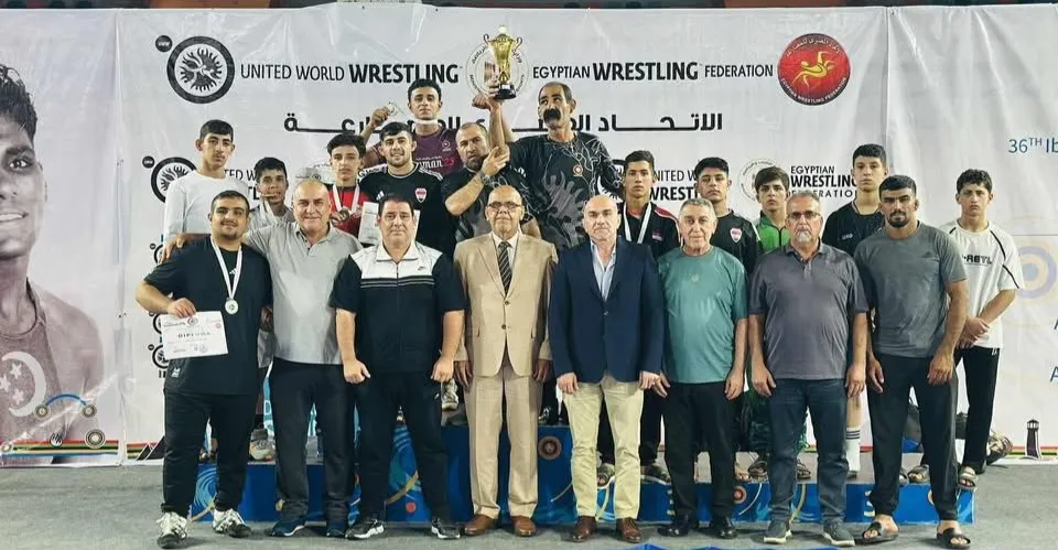 نادي الثورة العراقي للمصارعة يحقق إنجازاً عربياً ودولياً في مصر