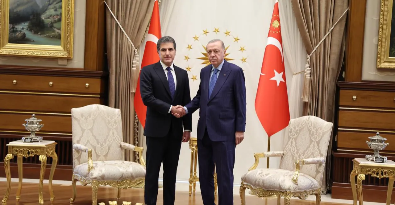 Barzani, Erdogan discuss regional stability and bilateral ties in Ankara