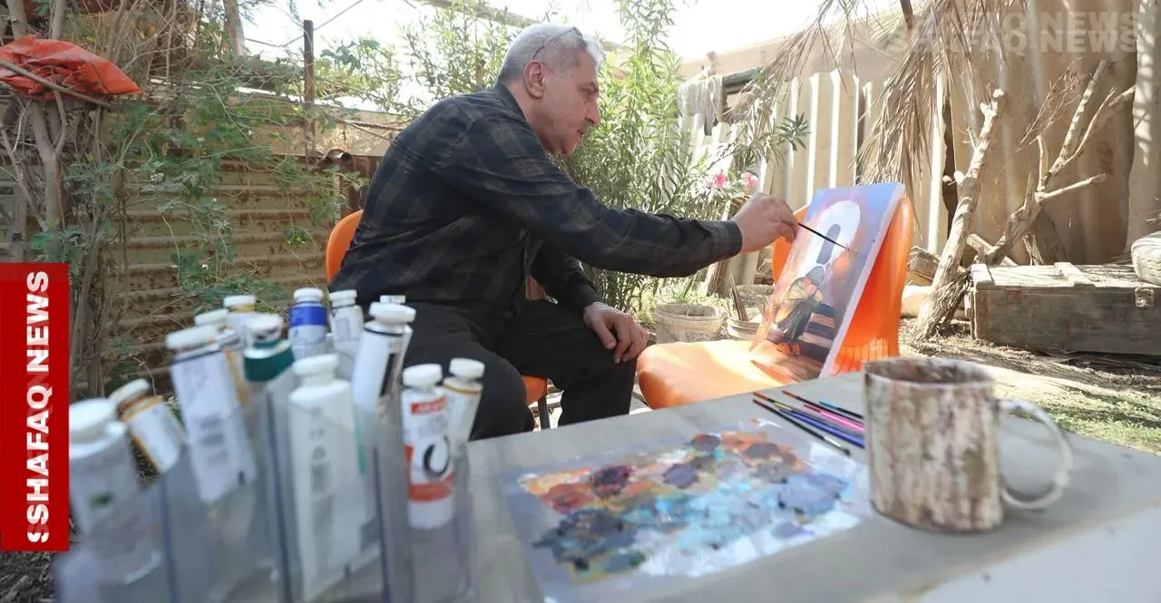 'Artist of joy' transforms Iraq’s Babil into open gallery