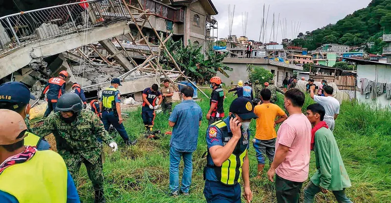 Powerful earthquake strikes southern Philippines