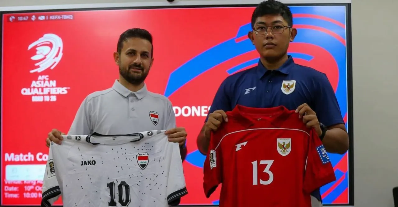 المنتخب العراقي بالزي الأبيض بلقاء اندونيسيا والأولمبي بالأخضر في مواجهتي تونس الوديتين