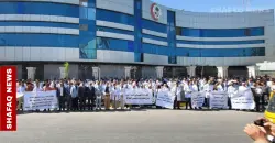 حادثة مستشفى الكويتي تتفاعل وتدفع بصيادلة البصرة للاحتجاج والمطالبة بإقالة مدير الصحة