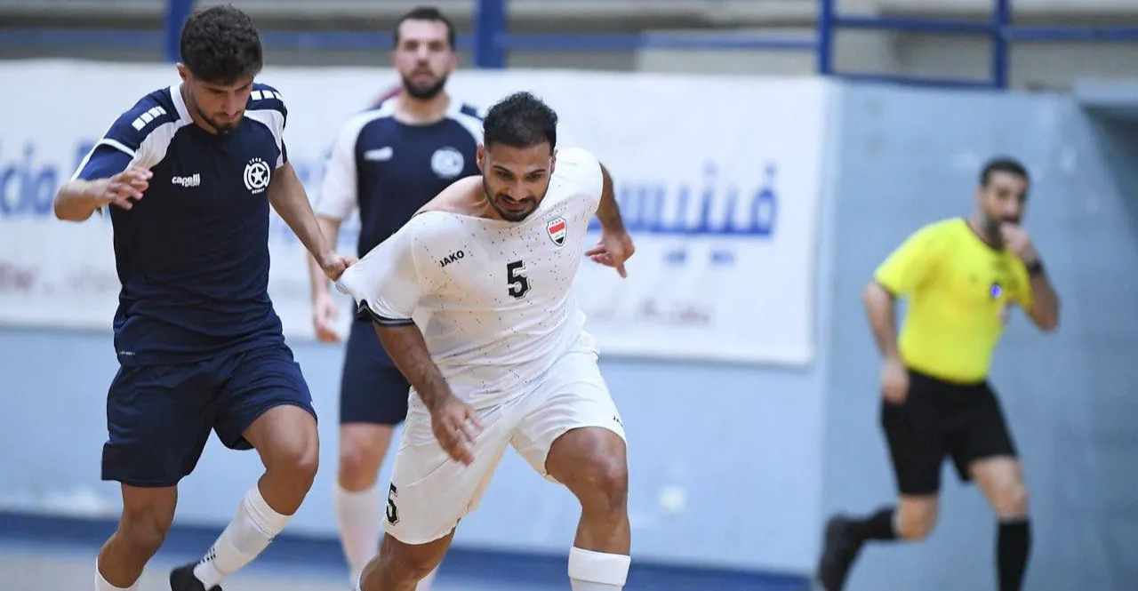 المنتخب العراقي للصالات يتغلب على النجمة اللبناني استعداداً لتصفيات كأس آسيا