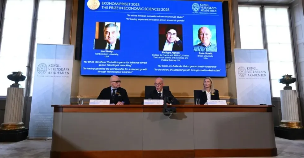 لأبحاثهم في التكنولوجيا والنمو المستدام.. 3 علماء يحصدون جائزة نوبل للاقتصاد
