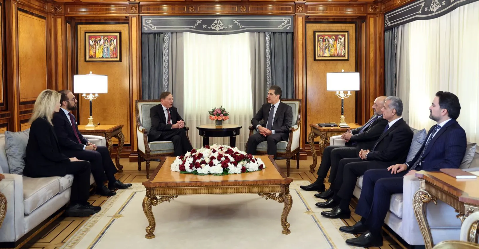 President Barzani, Petraeus explore stronger US role in Iraq and Kurdistan