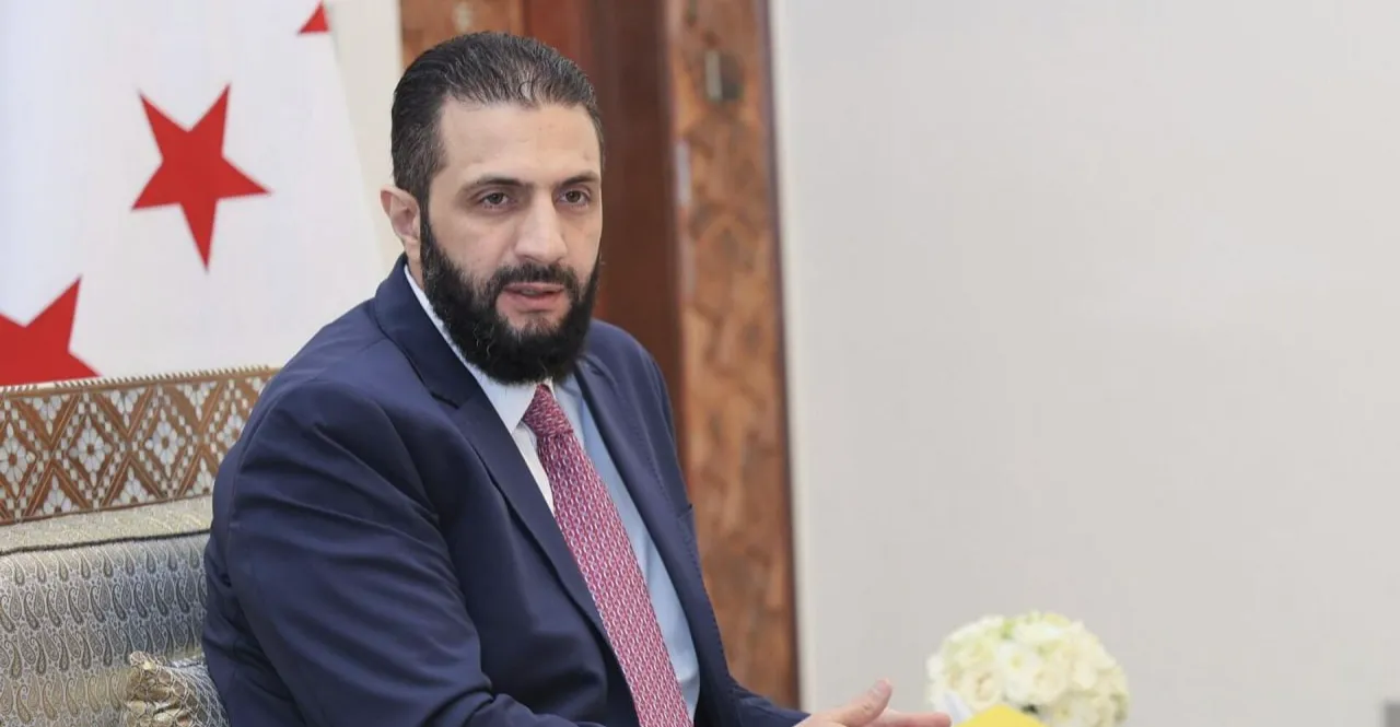 ئەحمەد شەرع: ئارەزوو نەیرم جەنگ وەرد ئیسرائیل بکەم