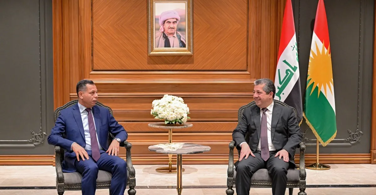 مسرور بارزاني ورئيس المخابرات العراقي يؤكدان على التعاون المشترك لحفظ الأمن