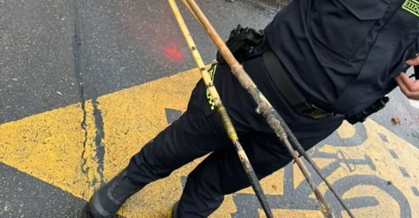 Explosives injure four police at Bogota US embassy