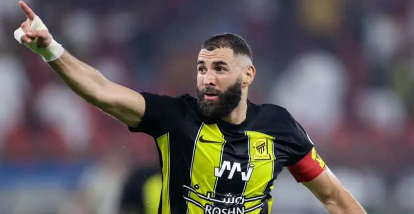 بنزيما يغيب عن مواجهة الاتحاد السعودي أمام الشرطة في بغداد