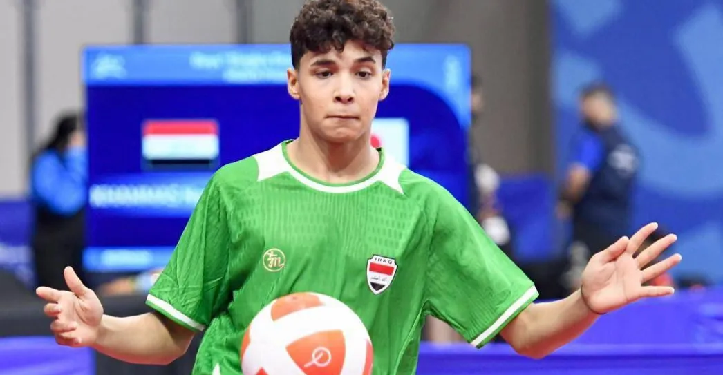 العراق يتأهل إلى نصف نهائي "تيك بول" في دورة الألعاب الآسيوية للشباب