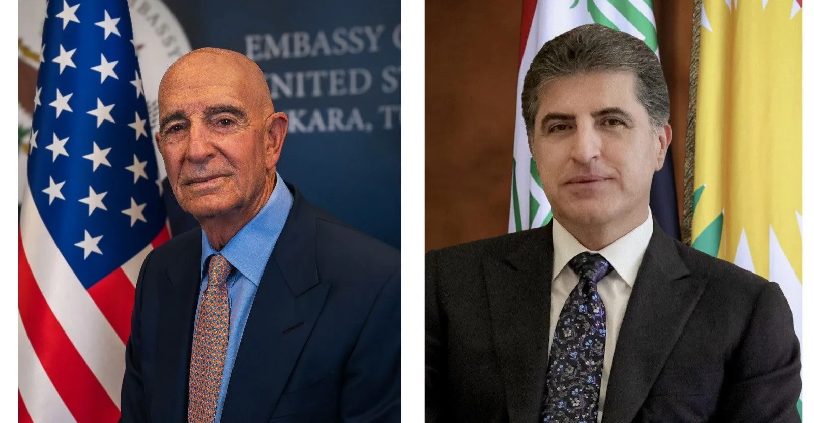 President Barzani, US Envoy Barrack focus on Syrian dialogue