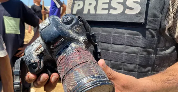 Journalist attacked during live broadcast in Kurdistan