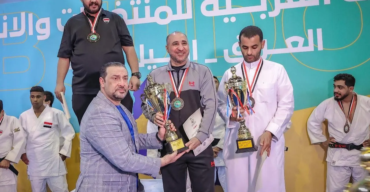 مقامة بأربيل.. الحشد الشعبي الأول عربيا في بطولة الجودو