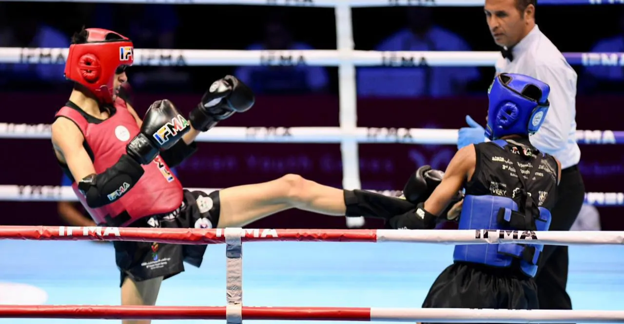 فضية جديدة للعراق بالمواي تاي وزن 51 كغم في دورة الألعاب الآسيوية