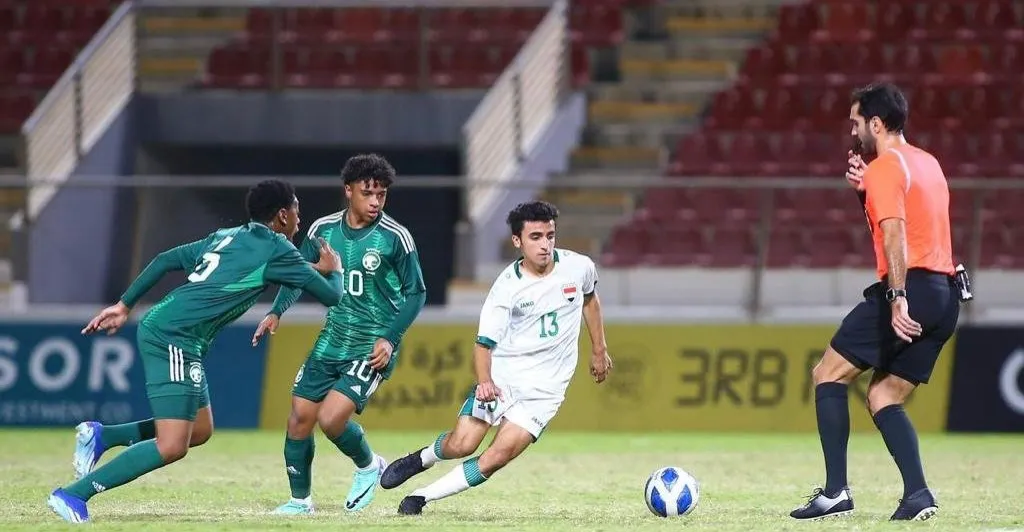 العراق يخسر أمام السعودية ببطولة غرب اسيا لما دون 17 عاماً